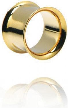 Image du produit Hermex 16mm Plug Oreille Expander Piercing DOUBLE FLARED TUBE Titanium - Doré (Titane)