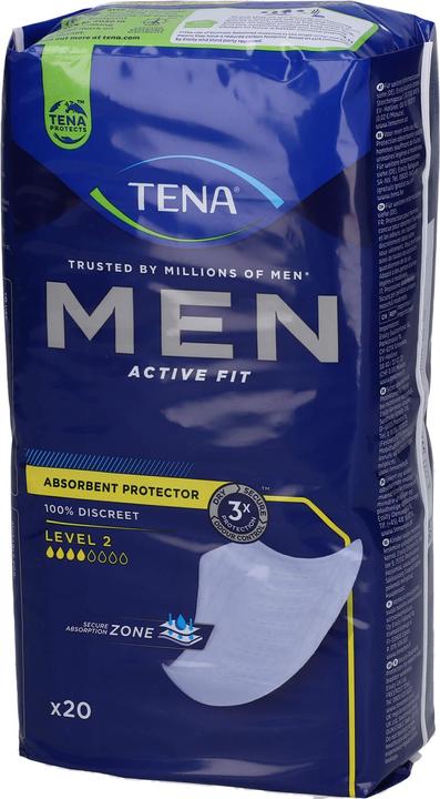 Tena MEN pads for bladder incontinence level 2 (20 x, Regular)