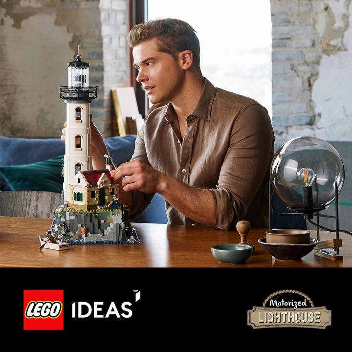 Actual product image LEGO Motorised lighthouse (21335, LEGO Ideas, LEGO Rare Sets)