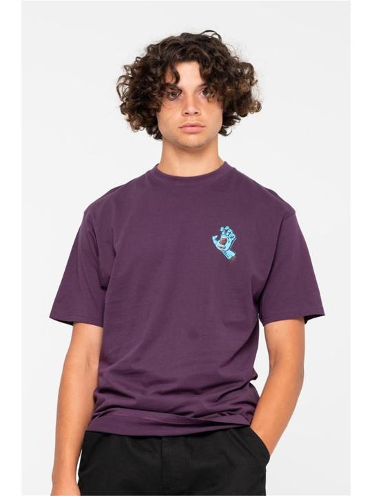 Actual product image Santa Cruz Screaming Hand Chest T-Shirt (S)