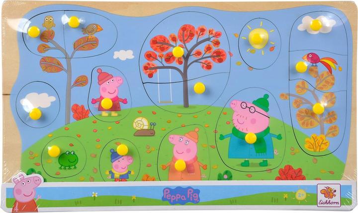 Image du produit Eichhorn Peppa Pig, puzzle à encastrement, 4-sort. (14 pièces)