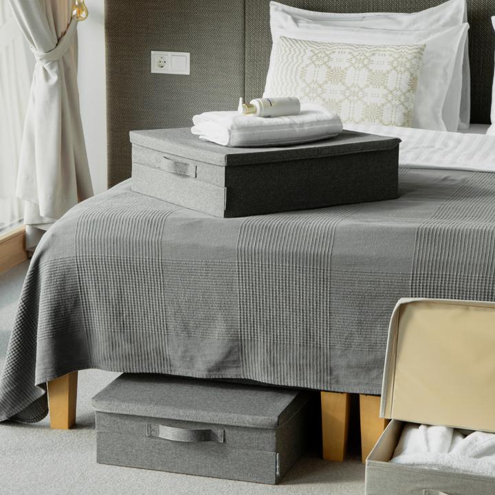 Actual product image Bigso SOFT Grey - Underbed storage (40 x 30 x 22 cm, 26.40 l)
