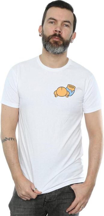 Actual product image Disney Mens Winnie The Pooh Backside Breast Print T-Shirt (L)