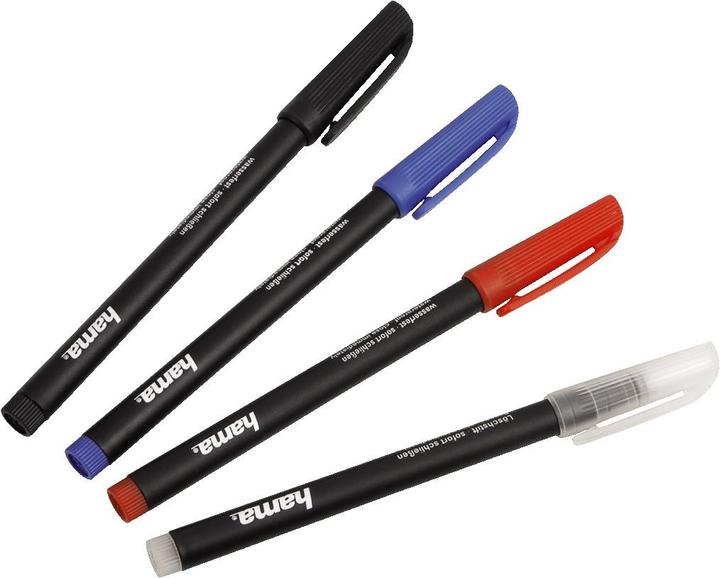 Hama Multi-Media Marker + Löschstift (Mehrfarbig, 1 mm)
