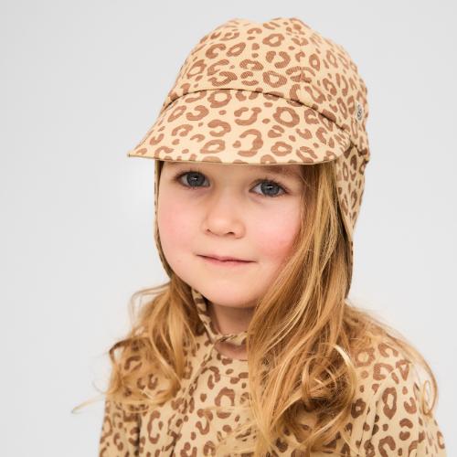Immagine prodotto Cloby Wende-Sonnenhut UPF 50+ Leopard Brown Sandy Beach