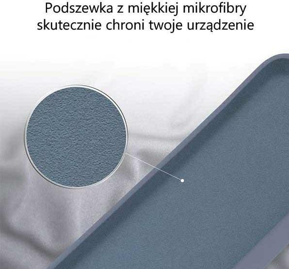 Actual product image silicone Samsung A20s A207 light purple/lavender gray (Samsung Galaxy A20s)