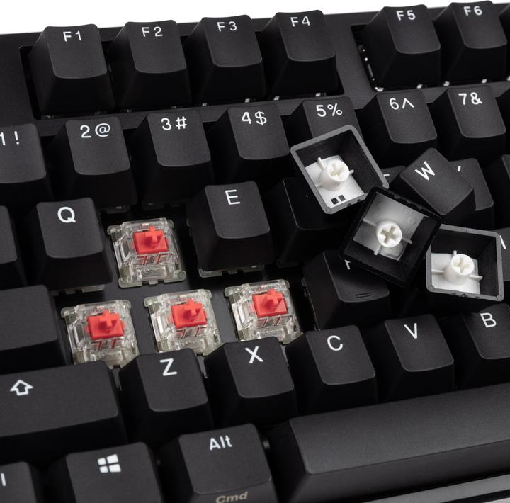 Actual product image Ducky Origin Gaming Keyboard, Cherry MX-Silent-Red (US) (US, Cable)