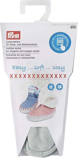 Actual product image Prym Leather Soles Slippers Size 27 - 29