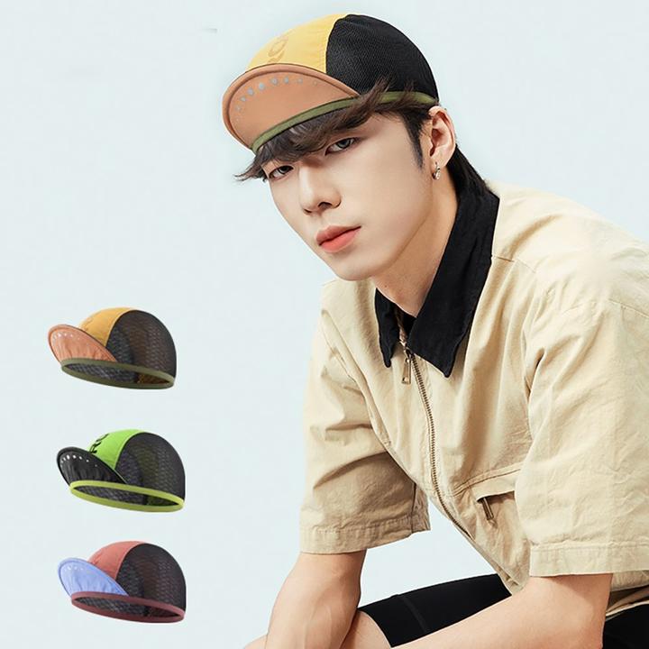 Produktbild Rockbros Cycling Cap with Visor, Helmet Cover - Yellow (56, 57, 58, 59, 60)