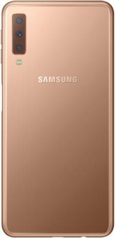 Produktbild Samsung Galaxy A7 (64 GB, Gold, 6", Hybrid Dual SIM, 24 Mpx, 4G)