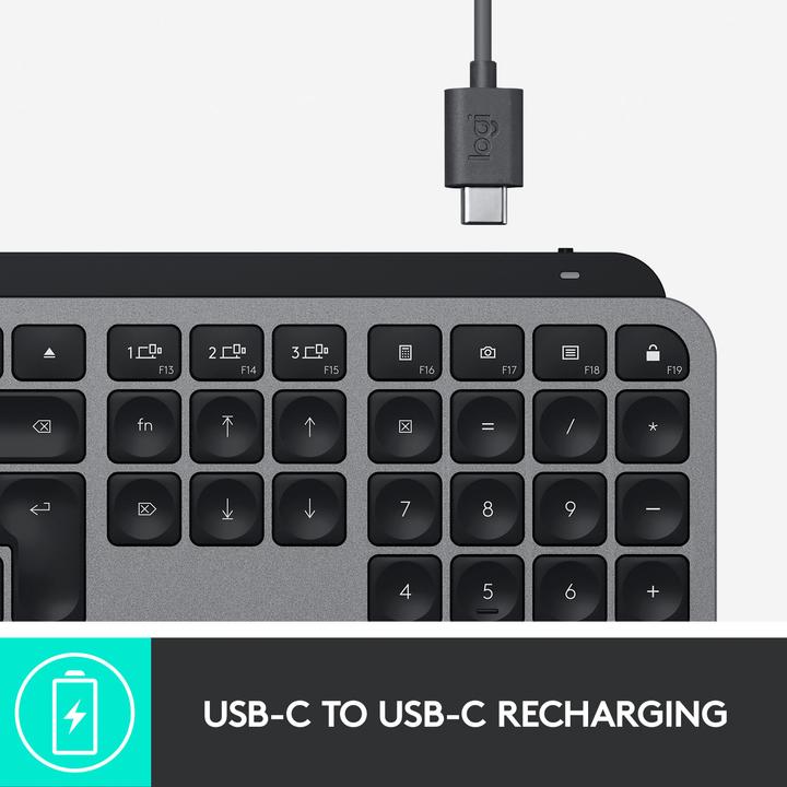 Actual product image Logitech MX Keys for Mac (CH, Wireless)