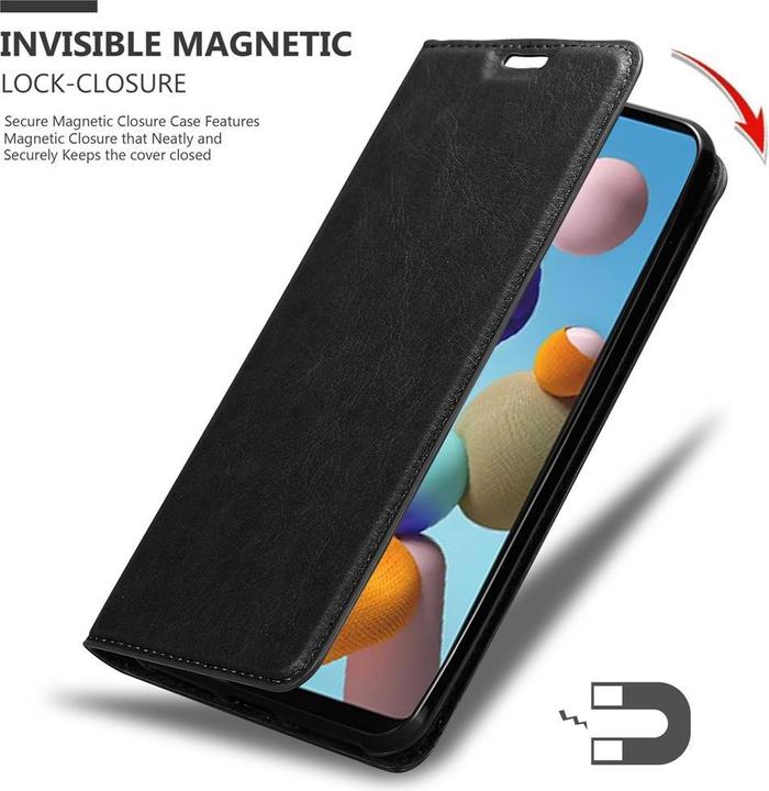 Actual product image Cadorabo Case Book Invisible Magnet (Samsung Galaxy A21s)