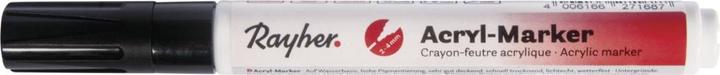 Produktbild Rayher Acryl-Marker schwarz (Schwarz, 4 mm)