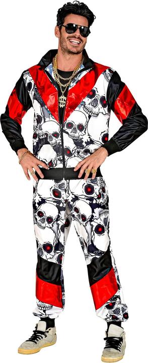 Image du produit Widmann Tenue de sport - Crânes - Gangster (S, M, L, XL, XXL)