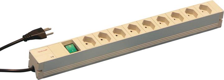 Image du produit Schroff PRISEL.CH 9 PRISES INTERRUPTEUR.438,5L (9 x)