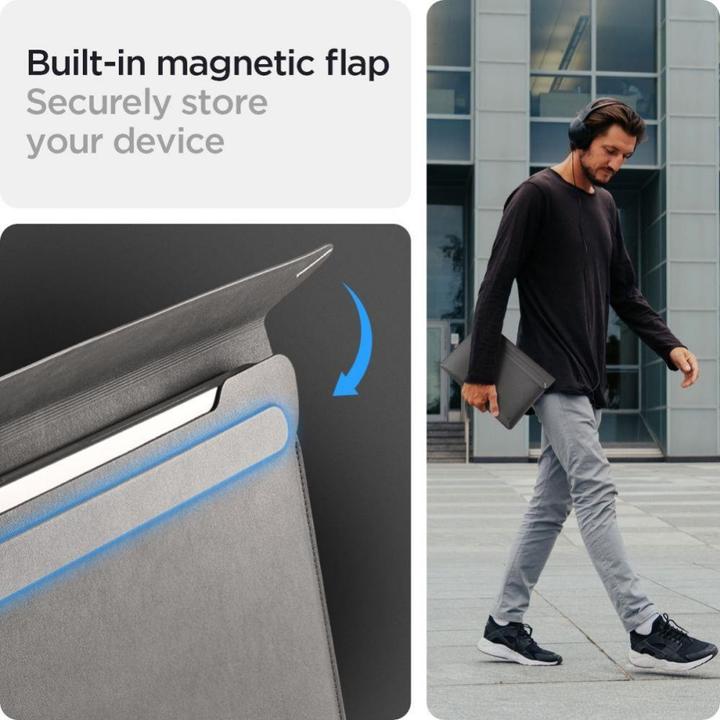 Image du produit Spigen Valentinus Sleeve Laptop 13-14 szary/city grey AFA06415 (14")