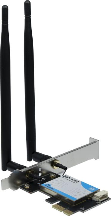 Produktbild Intertech Wi-Fi 5 PCIe Adapter EP-132 Antenne,Bluetooth 4.2 (PCIe)