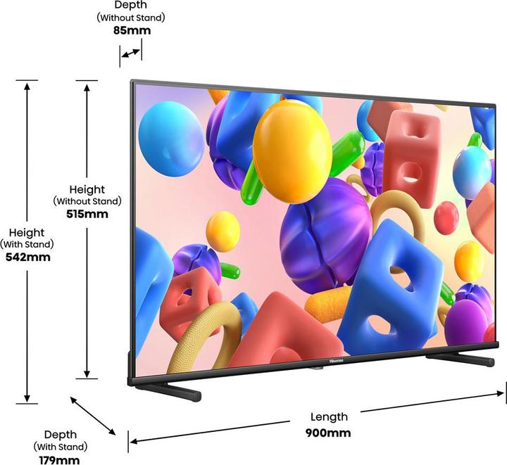 Produktbild Hisense TV 40A5NQ (40", A5N, QLED, Full HD, 2024)