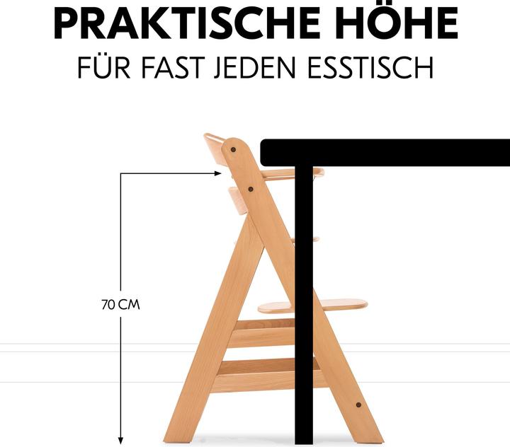 Produktbild Hauck Alpha Newborn Set Pre Nature Grey (Hochstuhl)