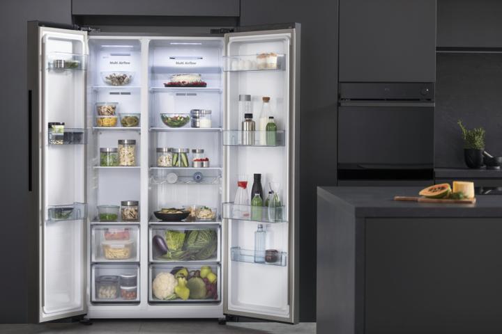 Image du produit Hisense RS711N4AFE - Americaanse Koelkast - Zwart (550 l)
