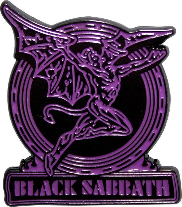 Black Sabbath Logo Abzeichen Daemon ZinkLegierung Nadel