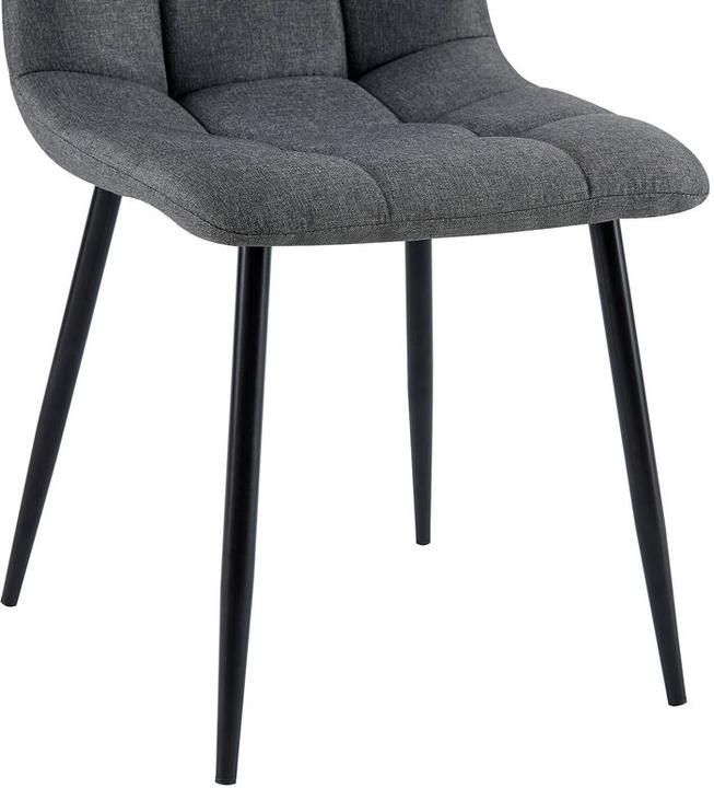 Image du produit Swisshandel24 Set de 4 chaises Antibes Tissu