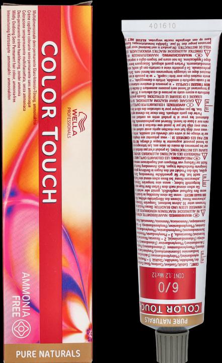 Actual product image Wella Colour Touch Pure Naturals (6/0 dark blond)
