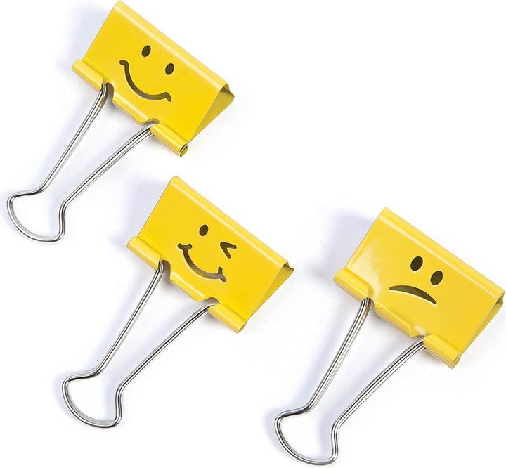 Actual product image Rapesco foldback clamp Emoji (1 x)