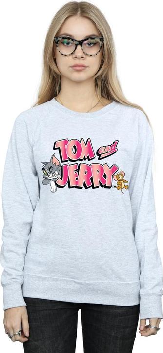 Actual product image Tom & Jerry Womens/Ladies Gradient Logo Sweatshirt (L)