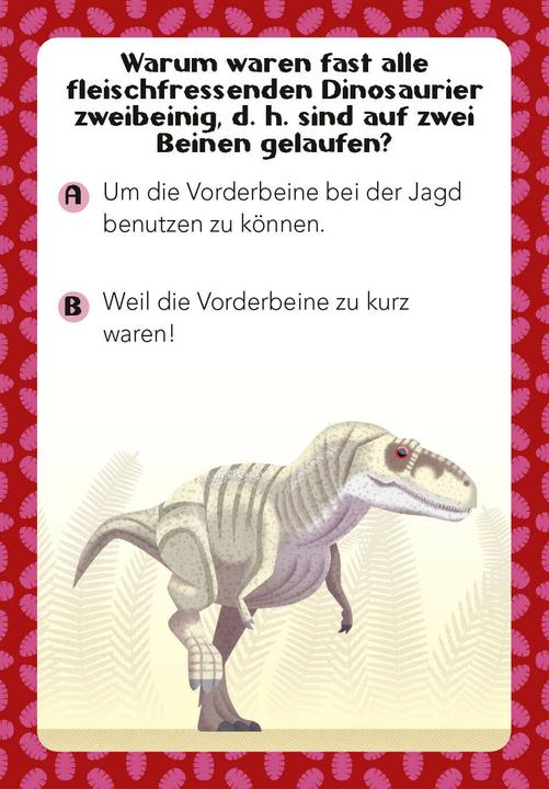 Produktbild National Geographic Dinosaurier-Quiz. 100 Fragen über Dinosaurier für Quizfans und Dinofans (100 Fragen & Ant (Deutsch, Lorenzo Sabbatini, Massimo Miato, White Star Kids, 2024)