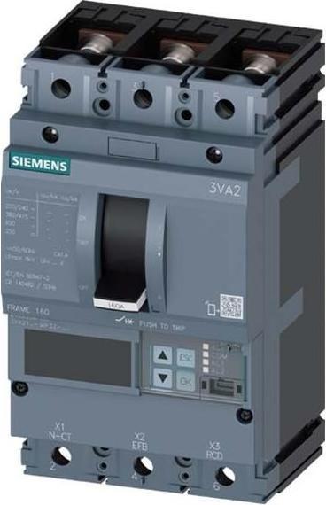 Actual product image Siemens Circuit-breaker 63A 3p 25-63A/In 3VA2163-7MP32-0AA0