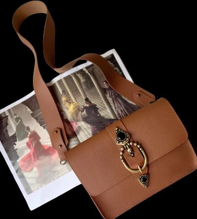Immagine prodotto Only-Bags.Store Borsa bohémien, borsa a tracolla in pelle, borsa in pelle nera, pelle pieno fiore
