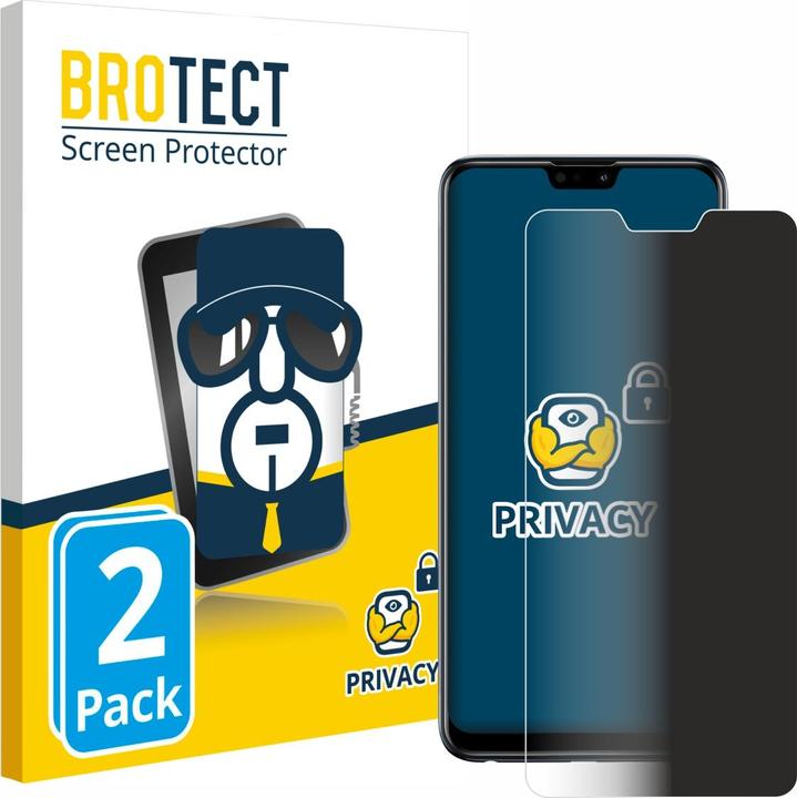 Actual product image BROTECT Privacy Protector (2 Piece, Asus Zenfone Max (M2))