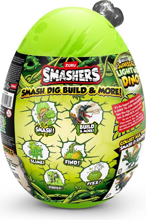 Image du produit Zuru Smashers - Mega Jurassic Light up Dino