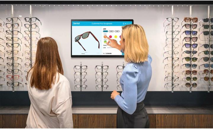 Produktbild Samsung Smart Signage QB24C-T 60,00cm(24") Cap.Touch (1920 x 1080 Pixel, 24")