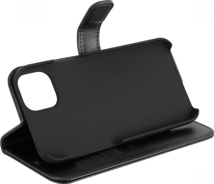 Actual product image Radicover Radiation Protection Wallet Vegan Leather iPhone 14 PLUS Flipcover Black (Apple iPhone 14 Plus)