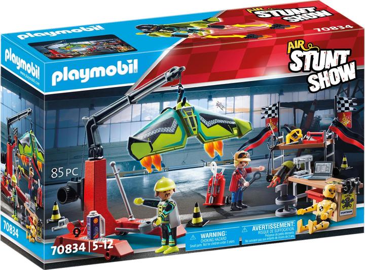 Immagine prodotto Playmobil 70834 Stazione di servizio Air Stuntshow (70834, Playmobil Stunt Show)