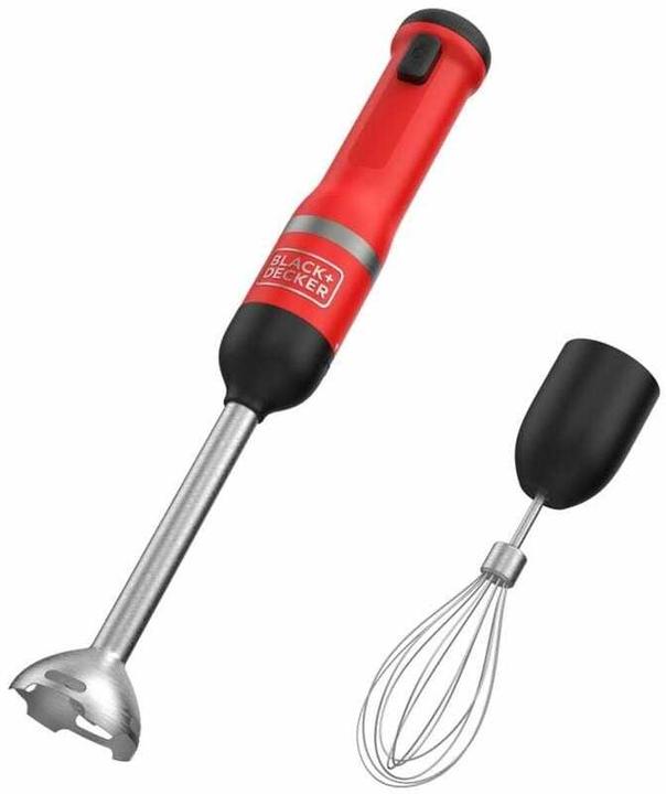 Image du produit Black & Decker Mixeur plongeant Kitchen Wand Rouge, 2 pièces