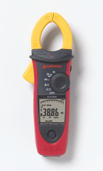 Produktbild Beha Amprobe Hand-Multimeter, Stromzange di (CAT IV 600V, CAT III 1000V)