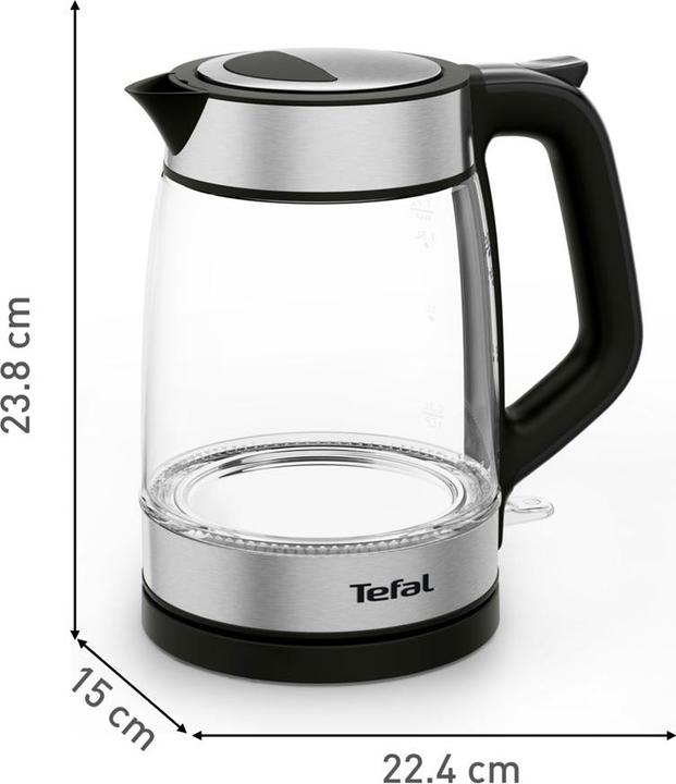 Actual product image Tefal Wasserkocher Glaskessel (KI605830) (1.70 l, EU plug)