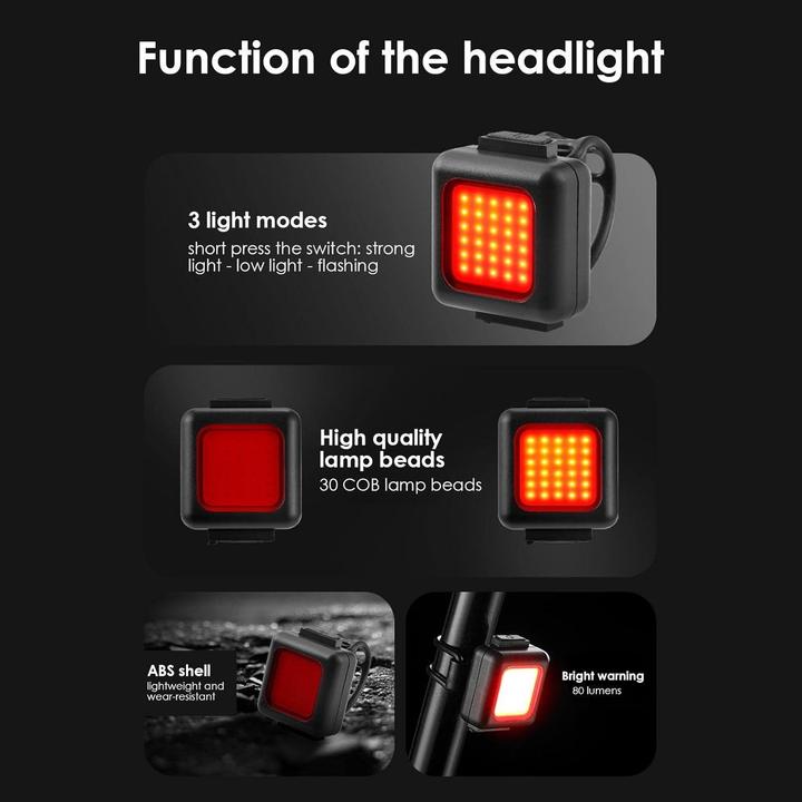 Produktbild Cbx Super Mini LED Fahrradlicht Set