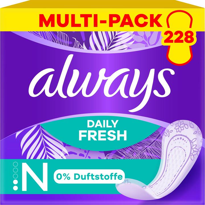 Always Daily Fresh (76 x, Panty liners)