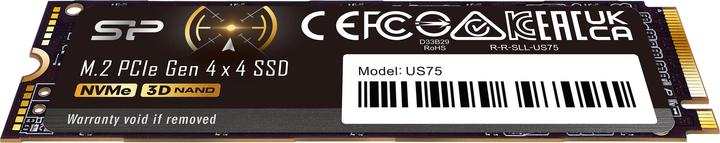 Actual product image Silicon Power SSD US75 4TB M.2 PCIe NVMe (4000 GB, M.2 2280)
