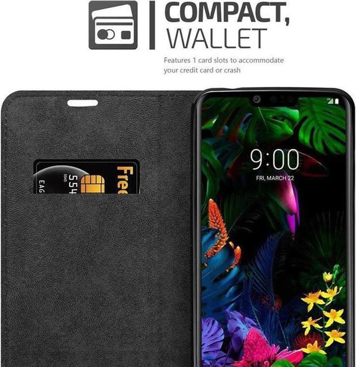 Productafbeelding Cadorabo Boek Onzichtbare Magneethoes (LG G8s)