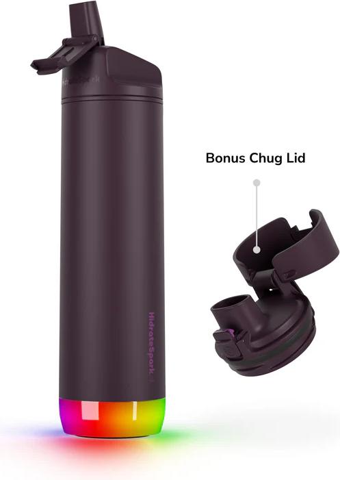 Produktbild HidrateSpark Hidrate Spark Steel 21 oz. Straw Dark Plum - LIMITED EDITION (0.62 l)