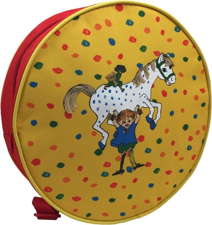 Actual product image Euromic Pippi Round Backpack, cushioned shoulder straps and back