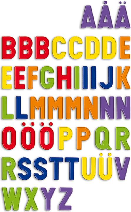 Actual product image Quercetti Magnetic letters (48 x)