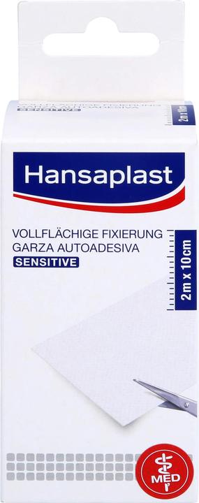 Actual product image Hansaplast Full-surface fixation sensitive 2m x 10cm, 1 pc. plaster (1 x)