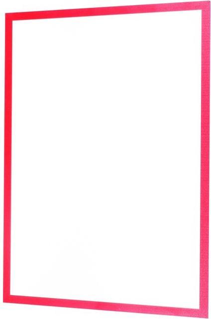 Produktbild Franken Magnet-Tasche / Dokumentenhalter, DIN A4, rot aus Hartfolie, matt, dokumentenecht, Stärke 0,32 mm (A4)