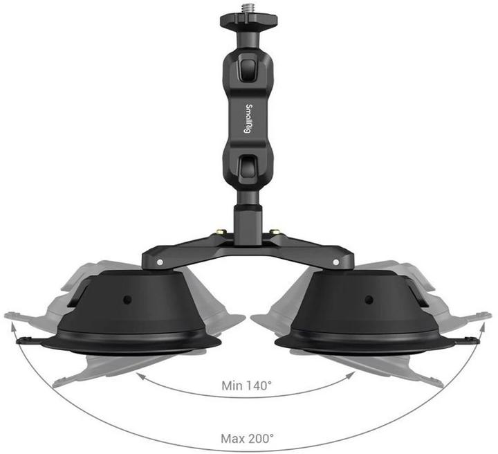 Actual product image SmallRig Bracket Port. Dual Suction Cam Mount SC-2K (Various video accessories)